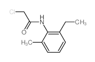 2-乙基-6-甲基-N-氯乙酰基苯胺结构式