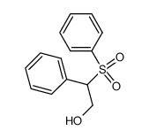 2-phenyl-2-(phenylsulfonyl)ethan-1-ol Structure