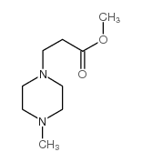 4-甲基-1-哌嗪丙酸甲酯结构式