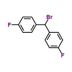 双(4-氟苯基)溴甲烷结构式
