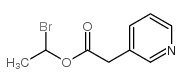 2-溴-2-(吡啶-3-基)乙酸乙酯结构式
