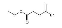 4-bromo-pent-4-enoic acid ethyl ester结构式