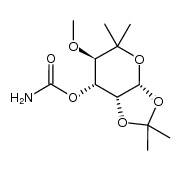 (3aR,6R,7R,7aR)-6-methoxy-2,2,5,5-tetramethyltetrahydro-3aH-[1,3]dioxolo[4,5-b]pyran-7-yl carbamate Structure