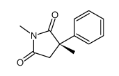 (3S)-1,3-dimethyl-3-phenylpyrrolidine-2,5-dione Structure