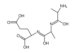 (2S)-2-[[(2S)-2-[[(2S)-2-aminopropanoyl]amino]propanoyl]amino]pentanedioic acid结构式