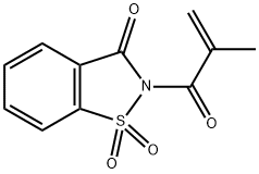 糖精甲基丙烯酰胺结构式