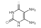 4,5-二氨基-6-硫尿嘧啶结构式