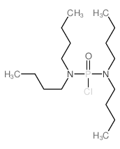 N-butyl-N-[chloro-(dibutylamino)phosphoryl]butan-1-amine Structure