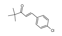 1-(4-chlorophenyl)-4,4-dimethyl-pent-1-en-3-one Structure
