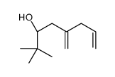 (3R)-2,2-dimethyl-5-methylideneoct-7-en-3-ol Structure