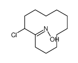 (NE)-N-(2-chlorocyclododecylidene)hydroxylamine Structure