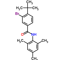 3-bromo-4-tert-butyl-N-mesitylbenzamide Structure