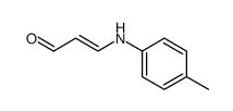 β-(p-toluidino)acrolein Structure