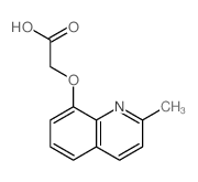 2-(2-methylquinolin-8-yl)oxyacetic acid Structure