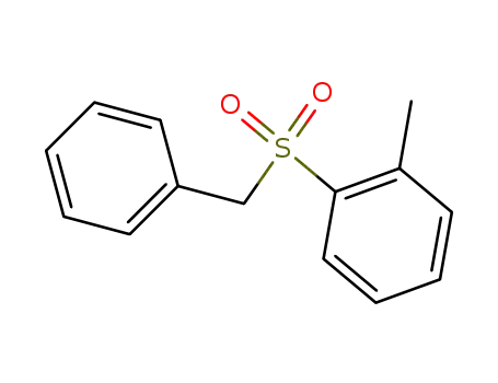 1-(benzylsulfonyl)-2-methylbenzene结构式