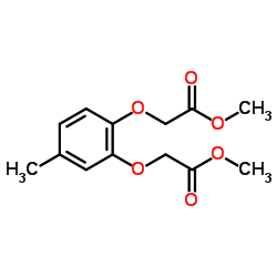 4-甲基儿茶酚二乙酸二甲酯结构式