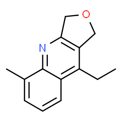 Furo[3,4-b]quinoline, 9-ethyl-1,3-dihydro-5-methyl- (9CI) Structure
