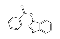 1-(苯甲酰基氧基)-1H-1,2,3-苯并噻唑结构式