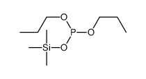 dipropyl trimethylsilyl phosphite Structure