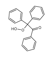 α-hydroperoxy-α,α-diphenylacetophenone结构式