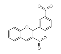 3-nitro-2-(3-nitrophenyl)-2H-chromene Structure