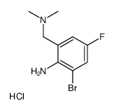 2-bromo-6-[(dimethylamino)methyl]-4-fluoroaniline,hydrochloride Structure
