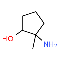 2-AMINO-2-METHYLCYCLOPENTAN-1-OL Structure