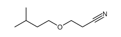 3-(3-methylbutoxy)propanenitrile结构式