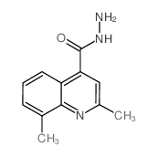 4-Quinolinecarboxylicacid,2,8-dimethyl-,hydrazide(9CI) Structure
