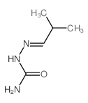 Hydrazinecarboxamide, 2- (2-methylpropylidene)-结构式