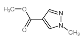 1-甲基-1H-吡唑-4-羧酸甲酯结构式