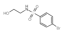 N-(2-羟基乙基)-4-溴苯磺酰胺结构式