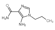5-氨基-1-丙基-1H-咪唑-4-甲酰胺结构式