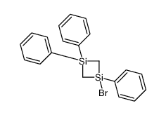 1-bromo-1,3,3-triphenyl-1,3-disiletane Structure