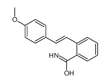 2-[2-(4-methoxyphenyl)ethenyl]benzamide Structure
