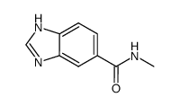 1H-Benzimidazole-5-carboxamide,N-methyl- (9CI) structure
