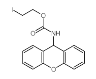 Xanthene-9-carbamicacid, 2-iodoethyl ester (8CI)结构式