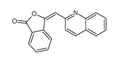 3-(2-quinolylmethylene)phthalide结构式