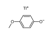 thallium(I) 4-methoxyphenolate Structure