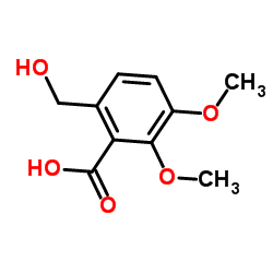 6-(Hydroxymethyl)-2,3-dimethoxybenzoic acid Structure