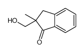2-(hydroxymethyl)-2-methyl-3H-inden-1-one结构式