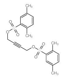Benzenesulfonic acid,2,5-dimethyl-, 2-butyne-1,4-diyl ester (9CI)结构式