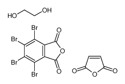 ethane-1,2-diol,furan-2,5-dione,4,5,6,7-tetrabromo-2-benzofuran-1,3-dione结构式