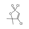 2,4-dichloro-5,5-dimethyl-1,2λ5-oxaphosphole 2-oxide结构式