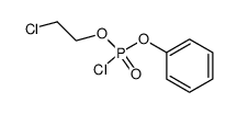 chlorophosphoric acid-(2-chloro-ethyl ester)-phenyl ester Structure