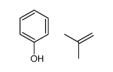 2-methylprop-1-ene,phenol Structure