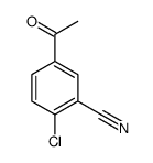 5-acetyl-2-chloro-benzonitrile结构式