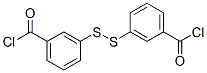 3,3'-Dithiobis(benzoic acid chloride)结构式