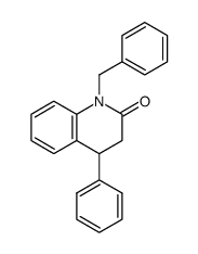 N-benzyl-4-phenyl-1,2,3,4-tetrahydroquinolin-2-one结构式