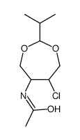 N-(6-chloro-2-propan-2-yl-1,3-dioxepan-5-yl)acetamide Structure
